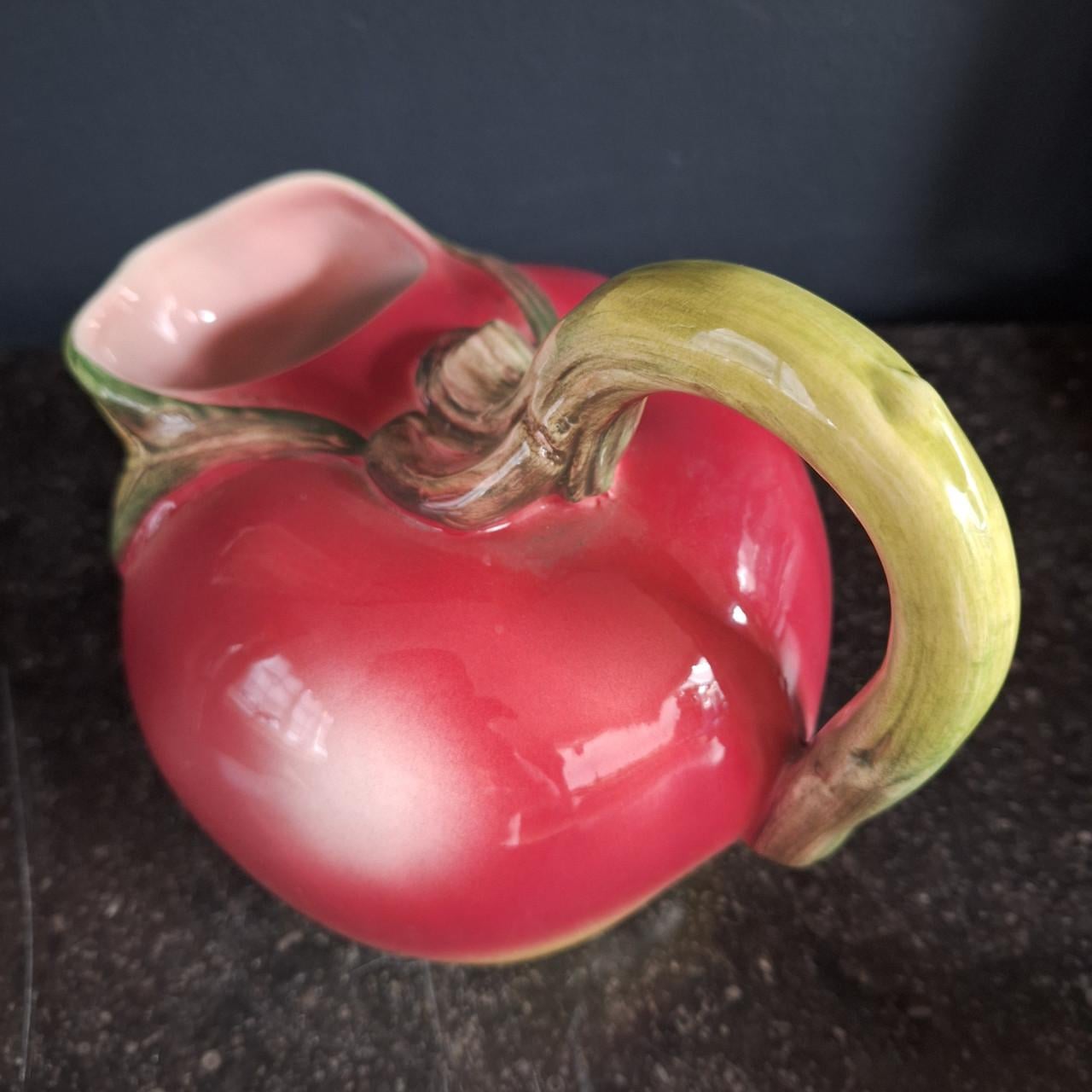 Puntgave brocante waterkan, appel