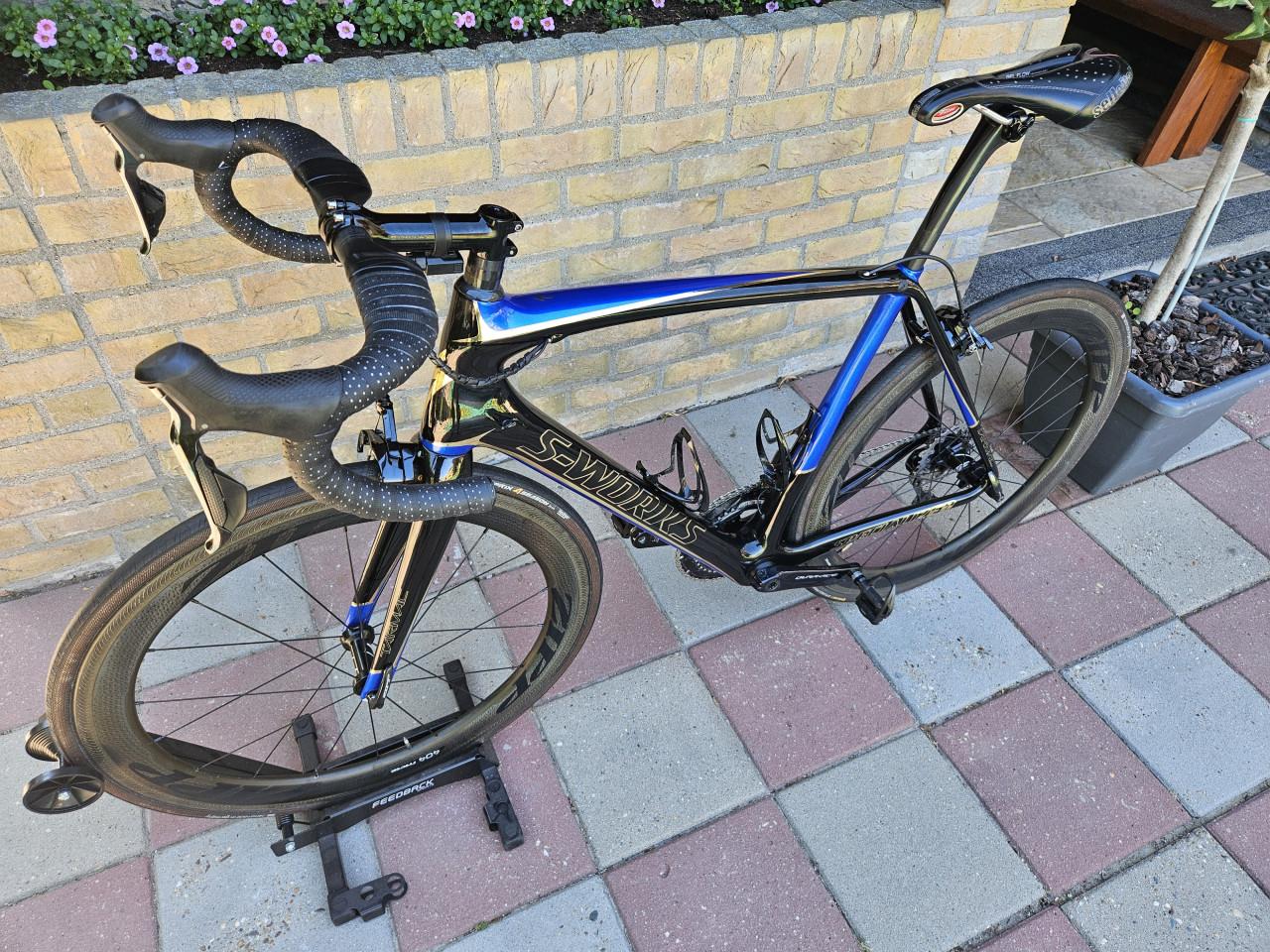 Specialized S-Works Tarmac - Nibali Shark Ed. - Zipp 404 - Dura-Ace Di2