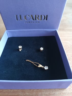 Sieradenset 14 karaat goud