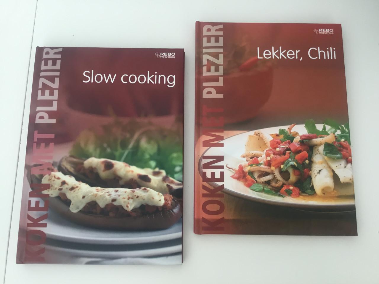 Diverse nieuwe kookboeken