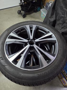 Velgen met banden voor Nissan Qashqai 215/55R18