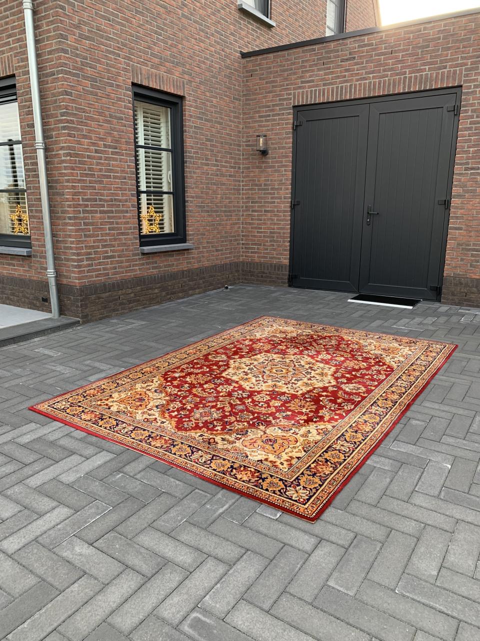 🤩Super Leuk Kleurrijk Vintage Vloerkleed Zuiver Scheerwol 🤩