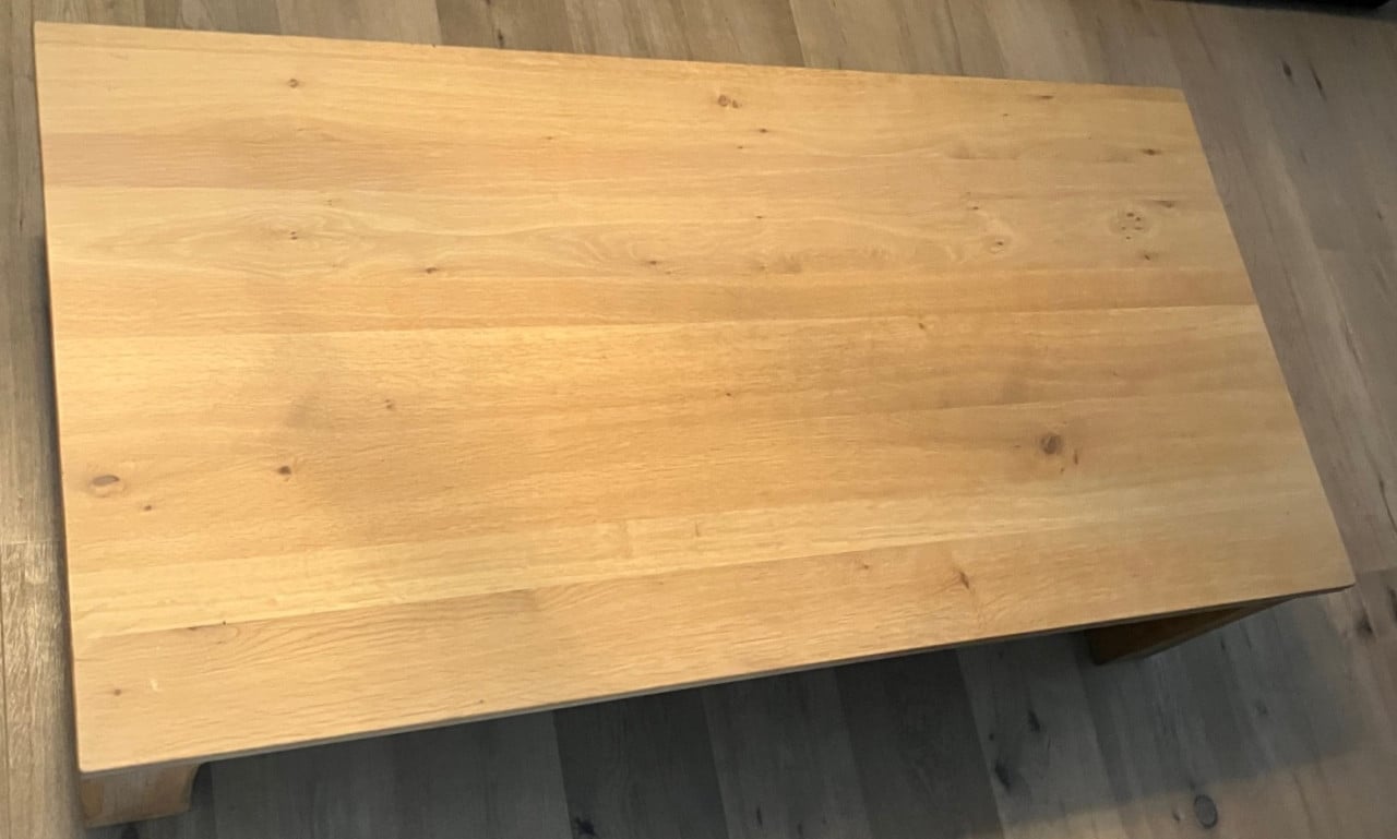 Salontafel, massief eikenhout