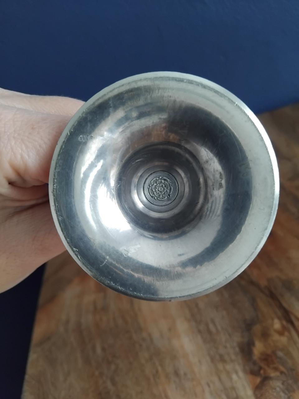 Brandy snifter Tinnen voet