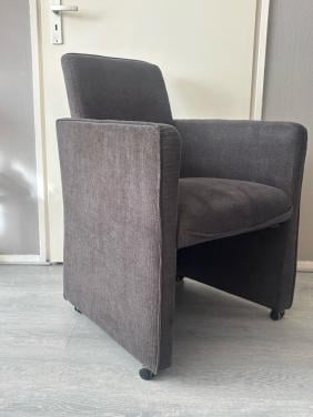 Eetstoelen op wieltjes