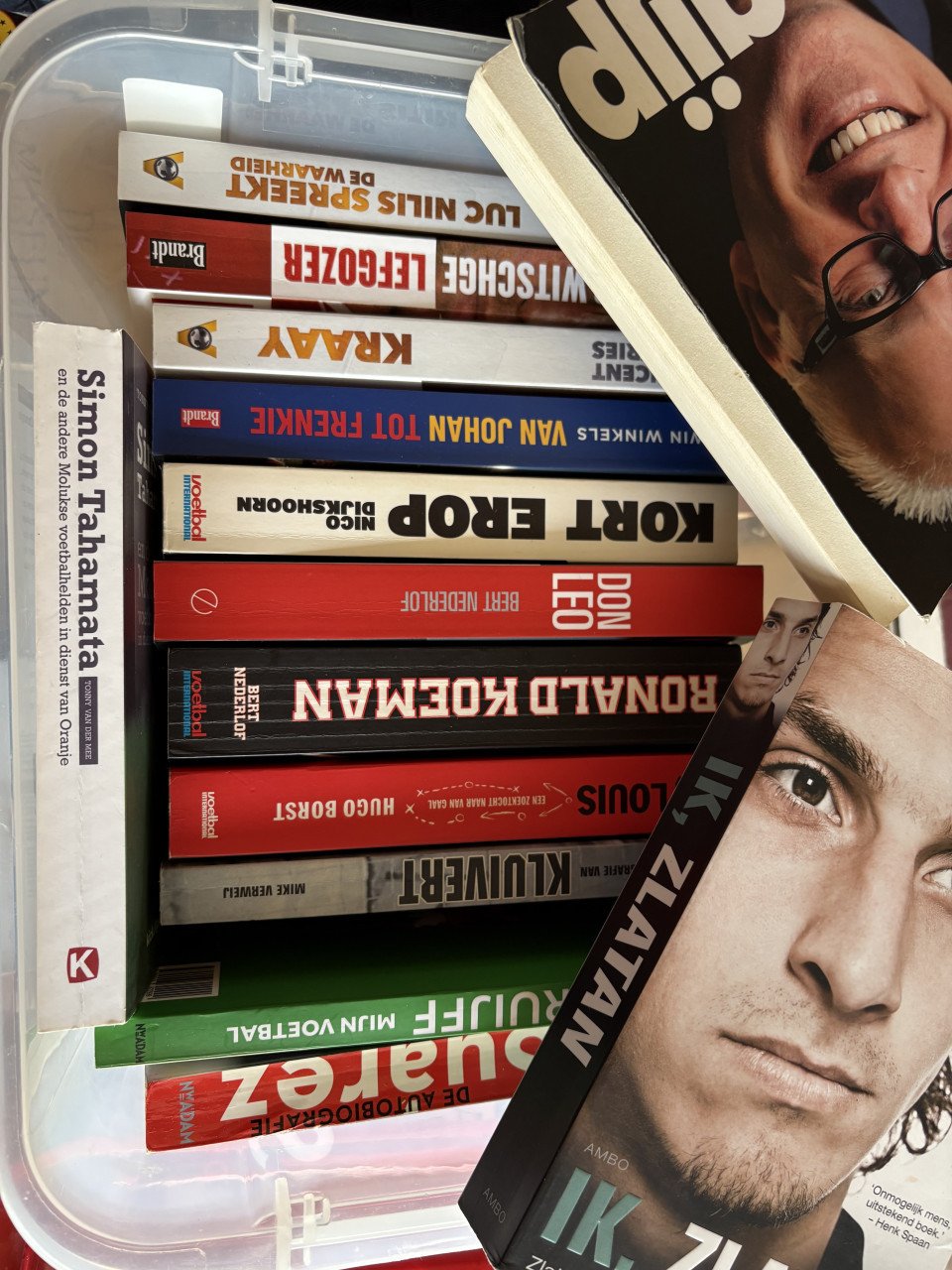 Diverse sport(voetbal)boeken
