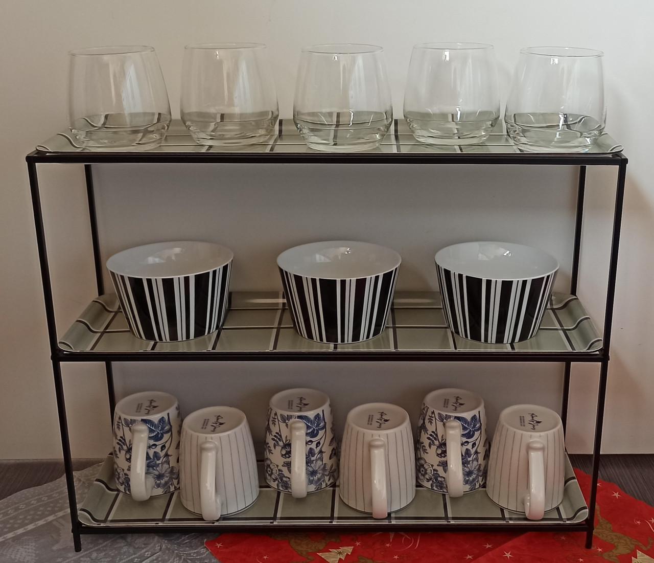 Ikea Sammanhang (sushi/tapas) rek + 3 x dienblad Ypperlig 50 x 16 cm