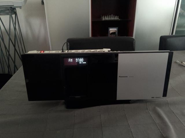 Panasonic - CD Player iPod iPhone Dock AM/FM Radio-USB