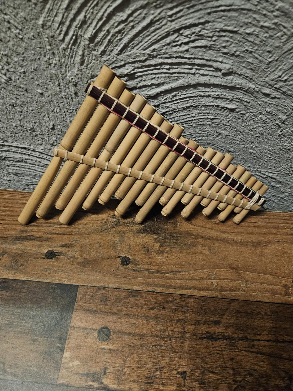 Mooie Panfluit - Handgemaakt Houten Blaasinstrument