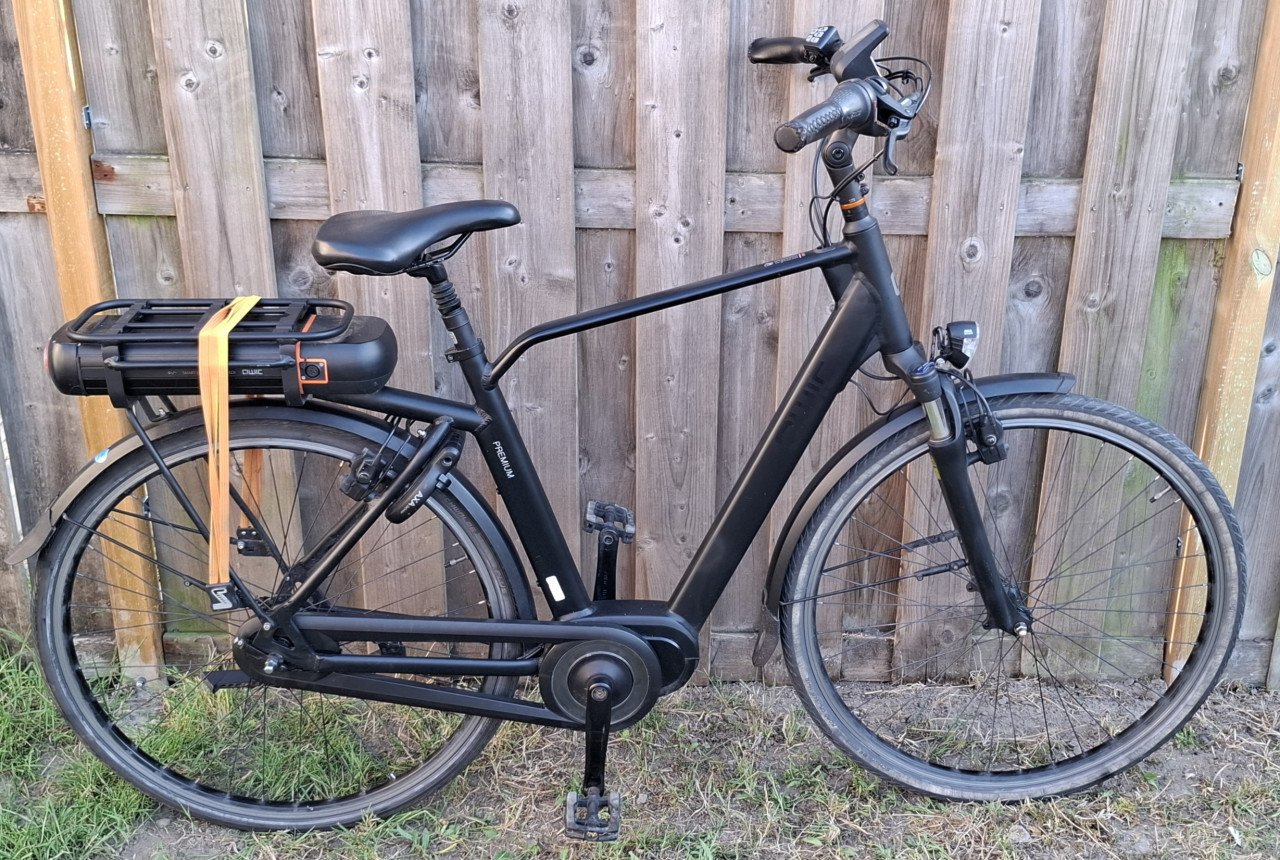Prachtige Qwic Premium MN7 elektrische fiets 500Wh 80Nm