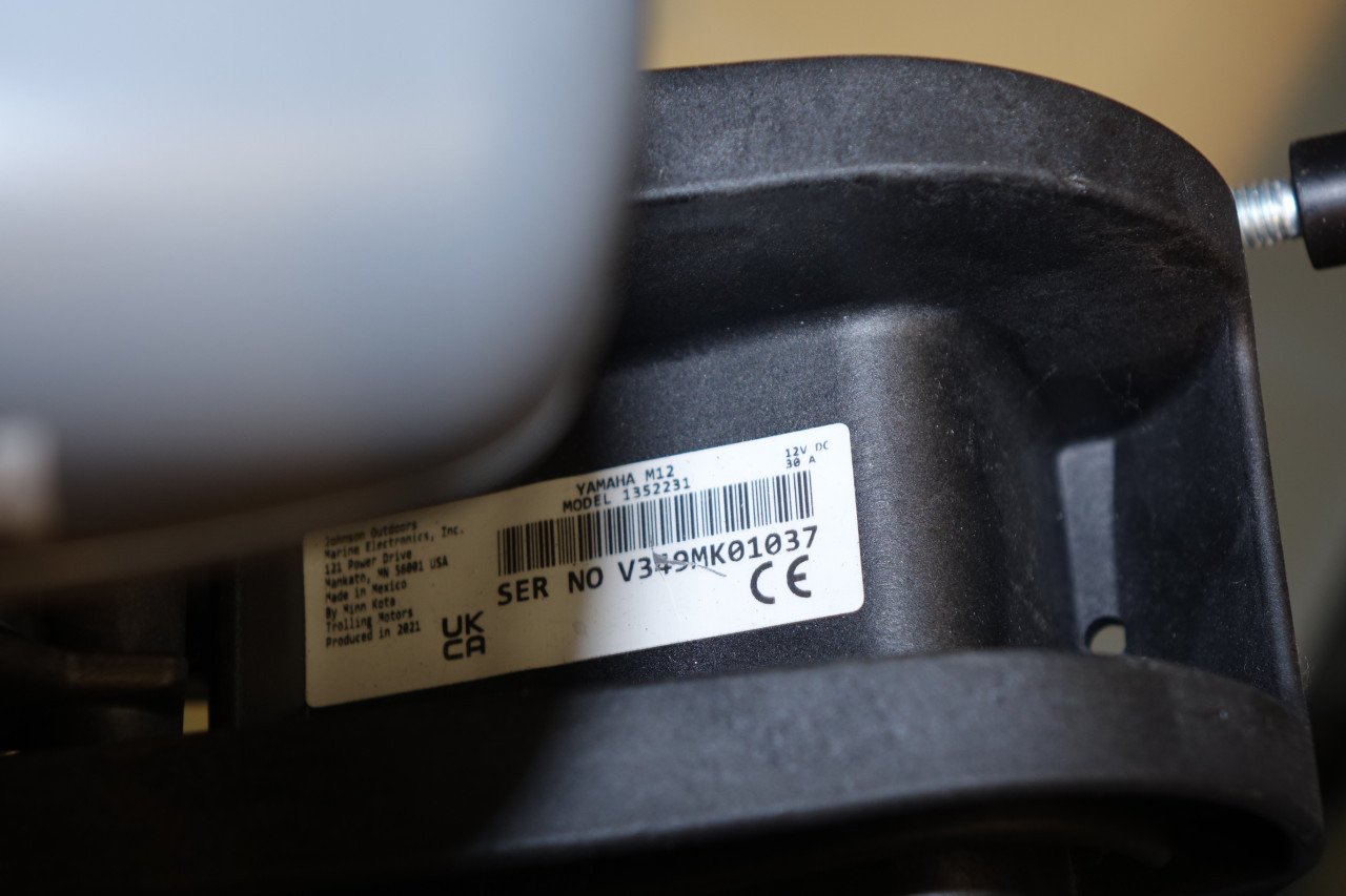 Nieuwe electrische Yamaha buitenboordmotor voor 150 euro