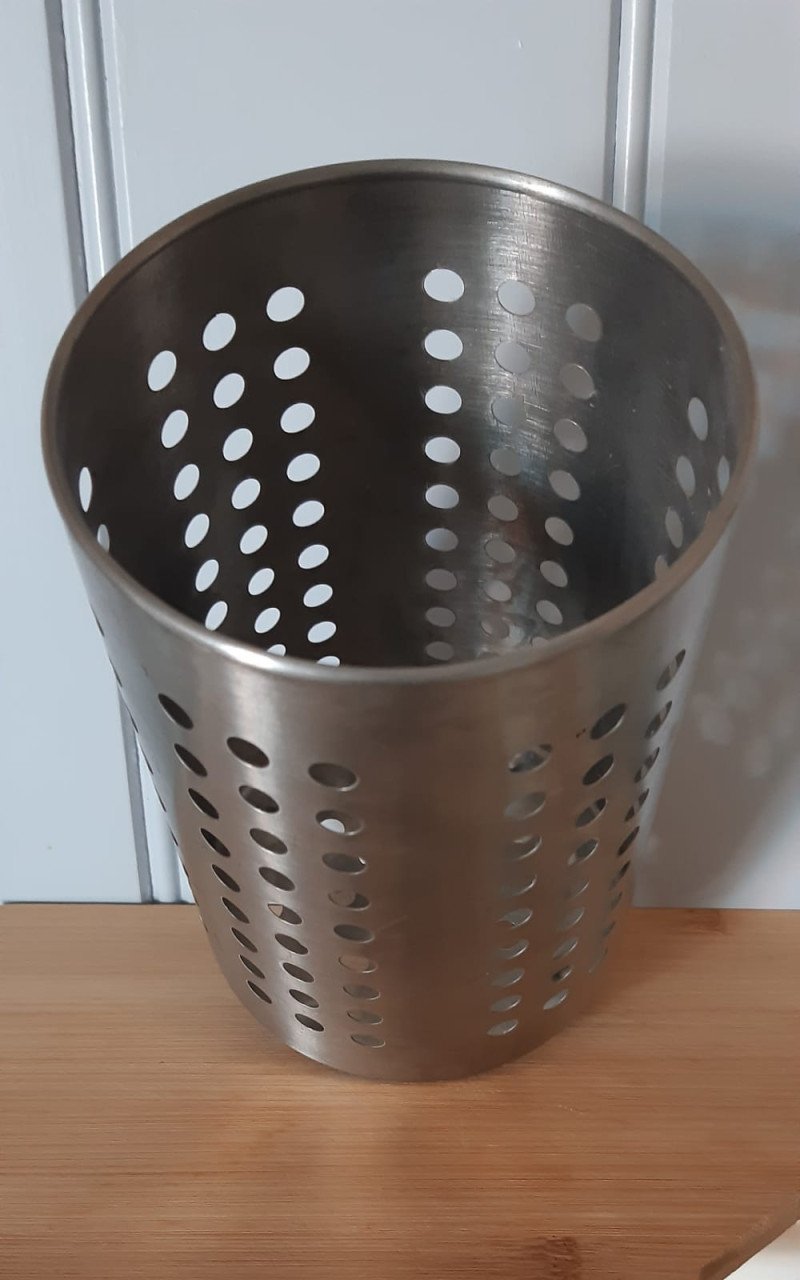 Ikea: ORDNING : rek voor keukengerei, roestvrij staal, 18 cm