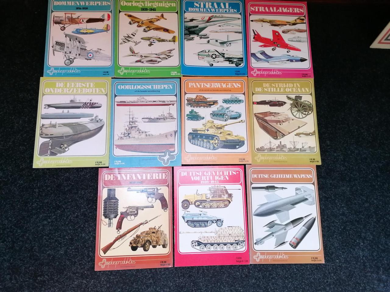 11 oorlogsboeken A4 formaat