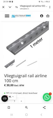 Vliegtuig rail