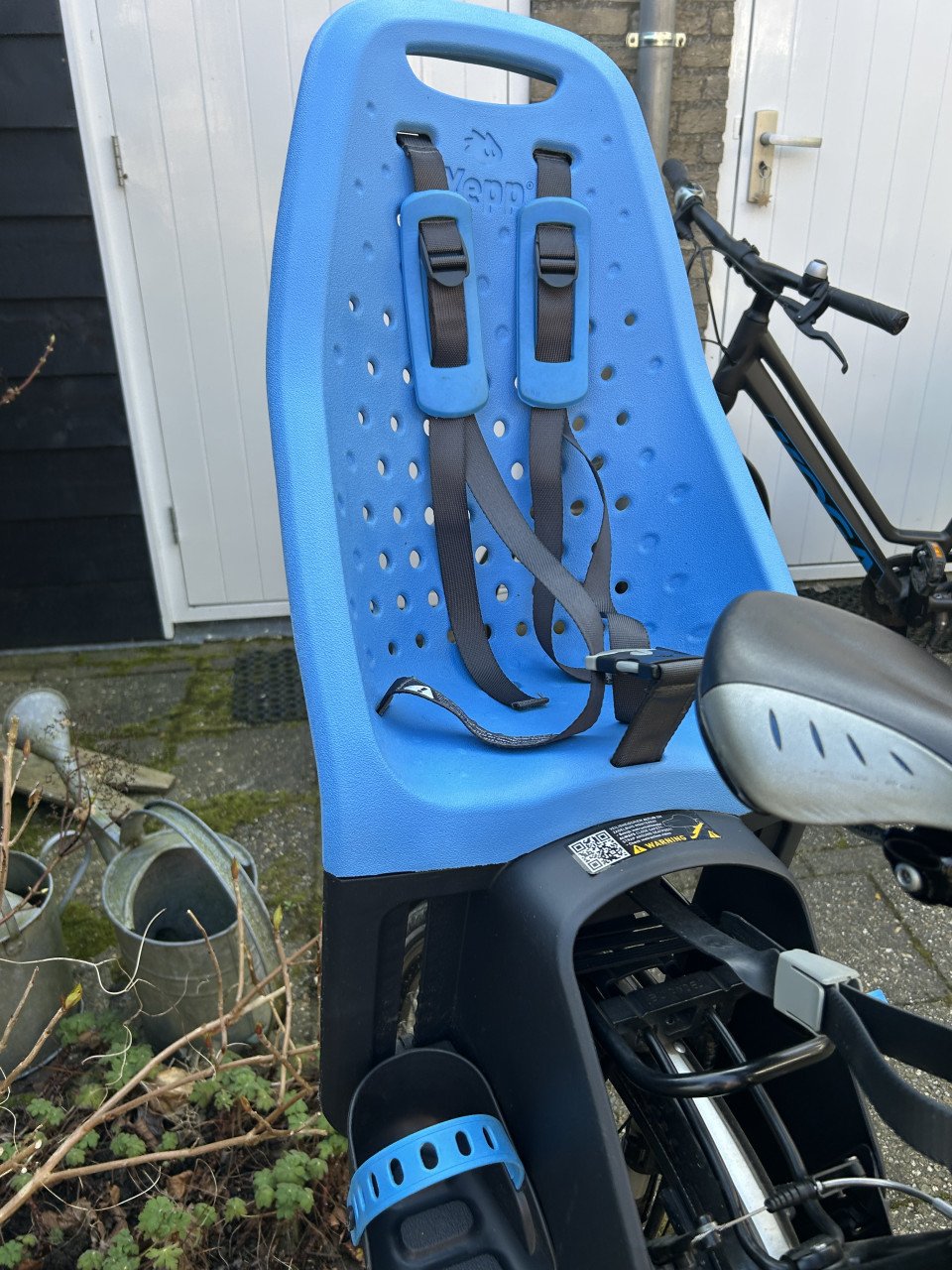 Fietsstoeltje Yepp voor bagagedrager - blauw - ZGAN
