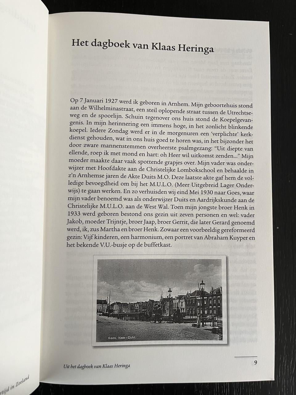 Spertijd in Zeeland - Uit het dagboek van Klaas Heringa