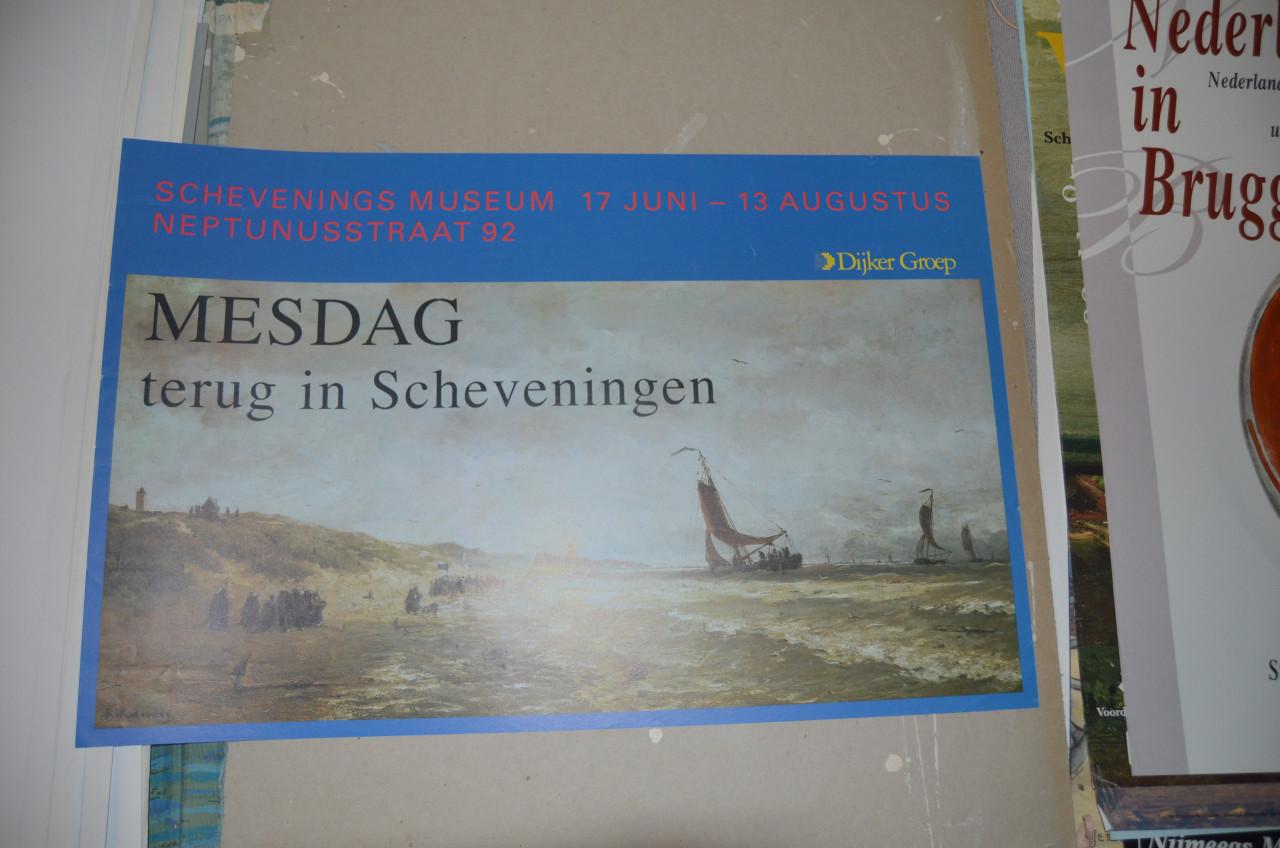 Posters tentoonstellingen Ned. kunstenaars ong. 40 jaar oud!