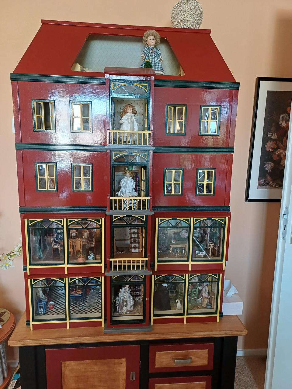 2 x Poppenhuis  met of zonder inrichting