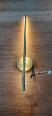 Goudkleurige wandlampen