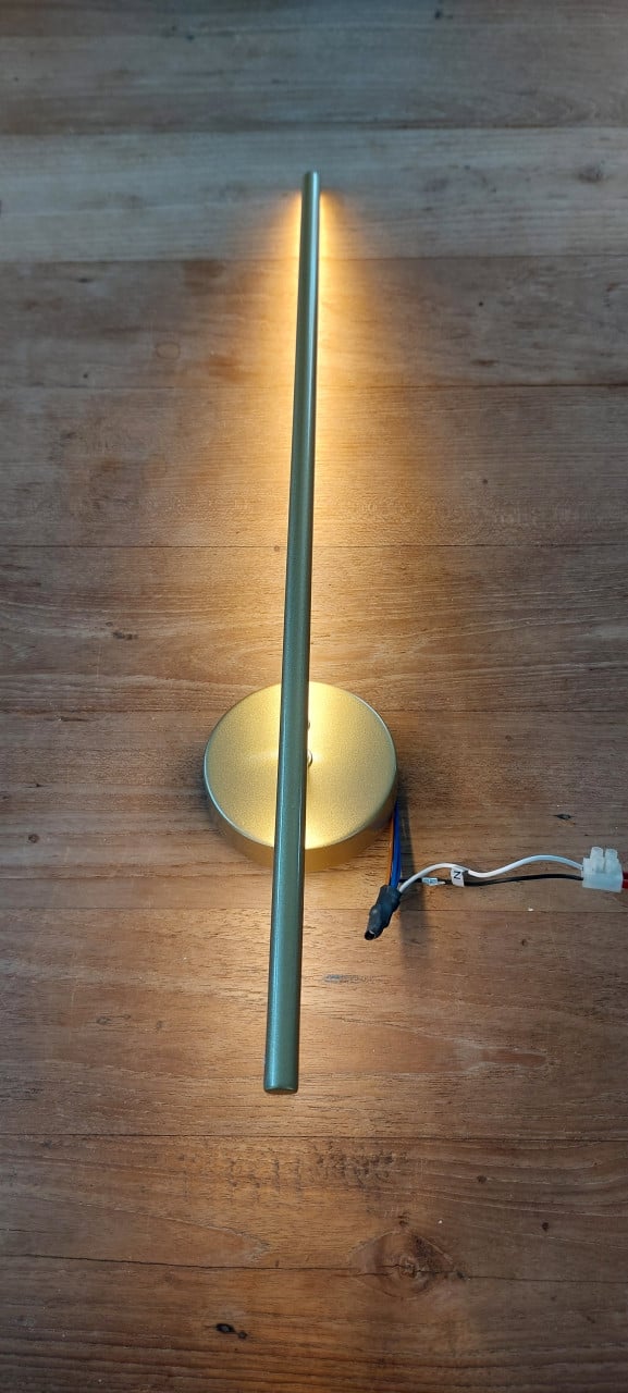 Goudkleurige wandlampen