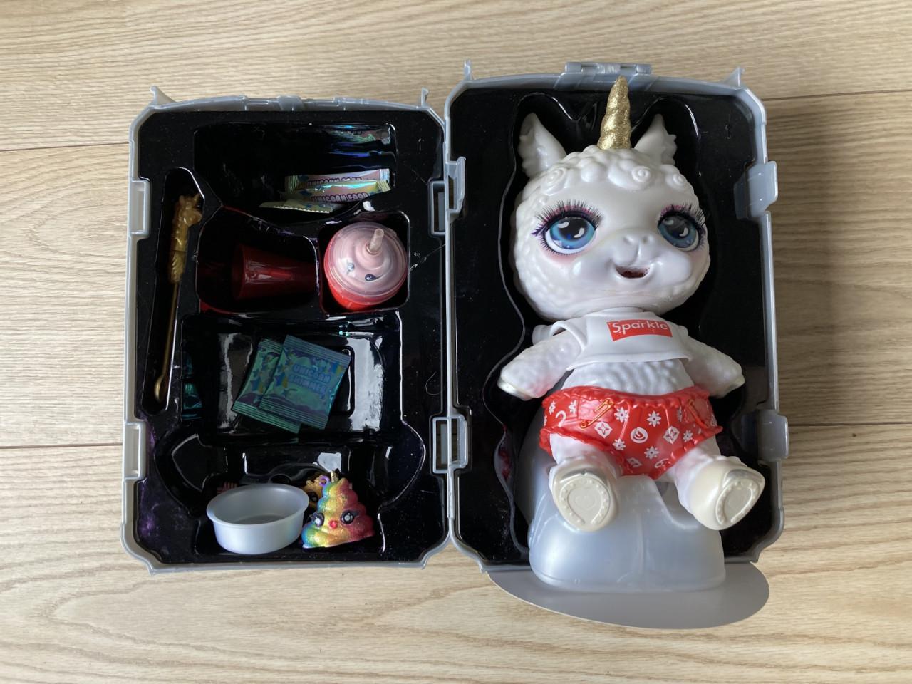 Poopsie Surprise Llama eenhoorn groot met blik en potje