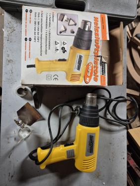 Verfafbrander nieuw in doos