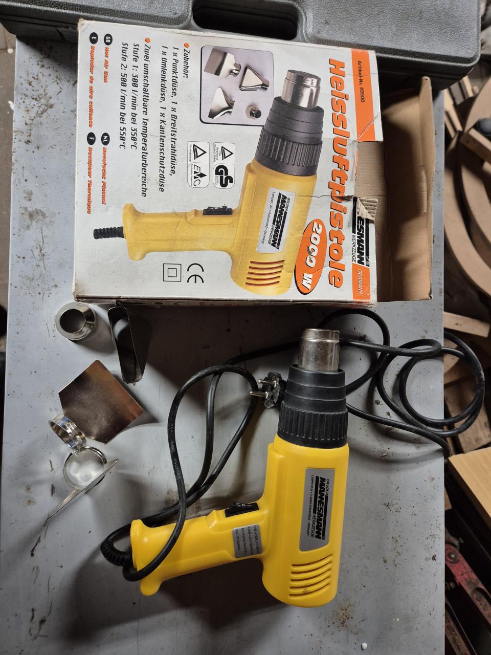 Verfafbrander nieuw in doos