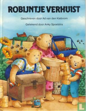 Boekje: Robijntje verhuist 1e druk 1989 zgan