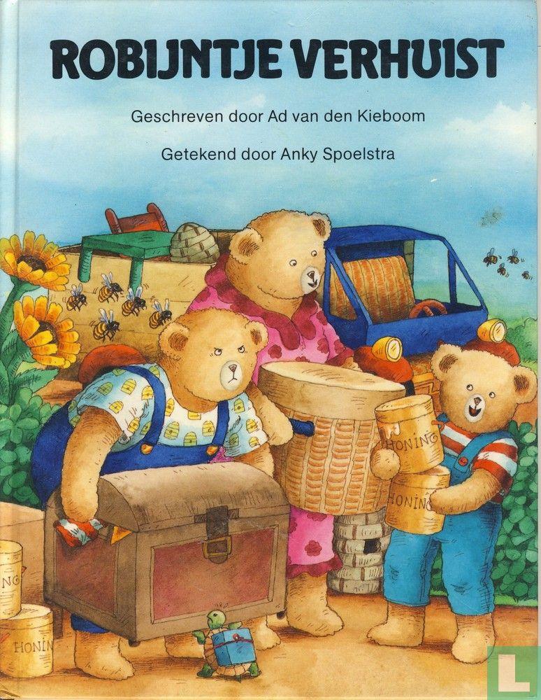Boekje: Robijntje verhuist 1e druk 1989 zgan