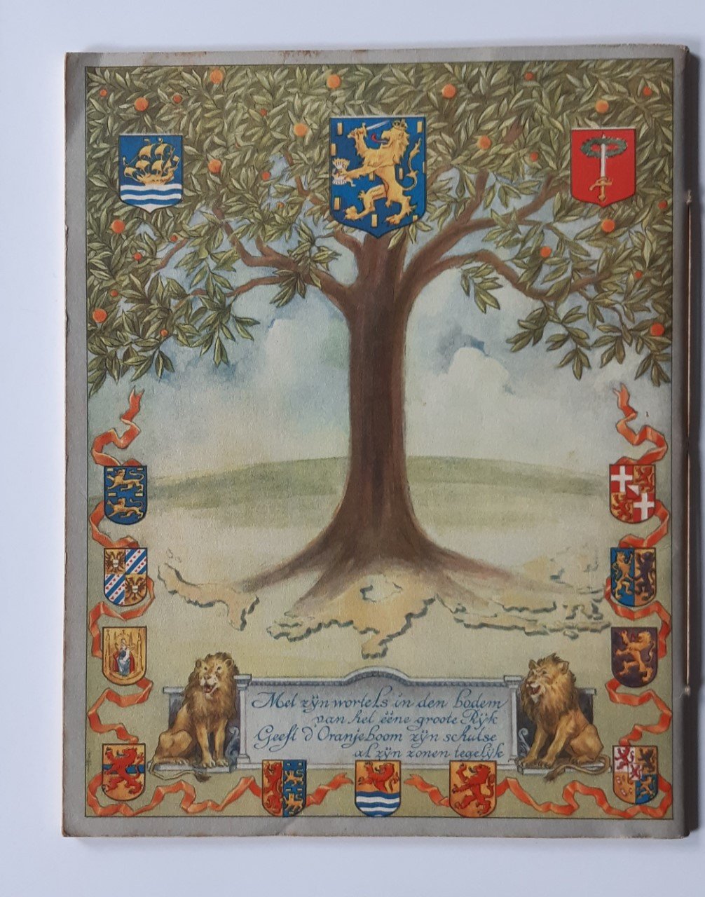 Koningin Wilhelmina schrift 1938