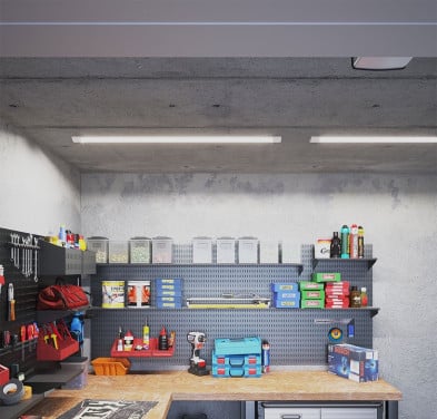Garage verlichting Slim LED Batten 150 cm flikkervrij 50W 6000K 3950lm