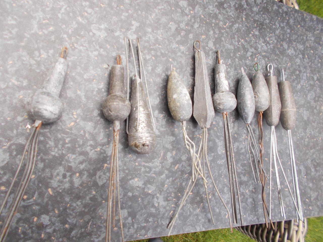 10 stuks vislood voor de bootvisserij