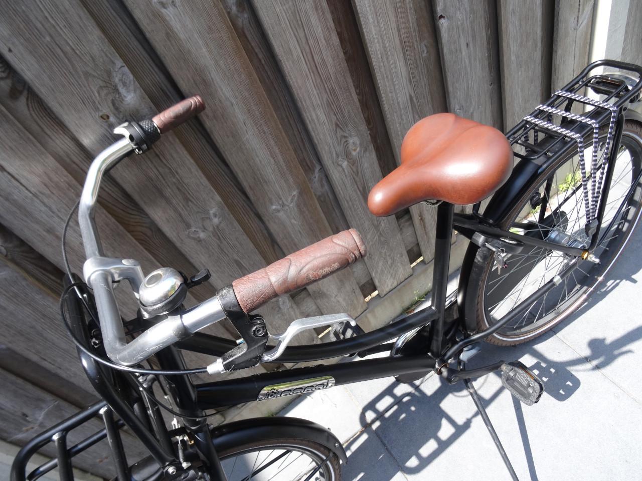 🚲 Popal Daily Dutch Meisjesfiets – 26 inch – 3 Versnellingen – Zwart 🖤