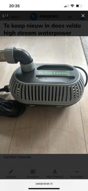 Te koop velda high stream waterpower power 12000 nieuwe pomp in doos