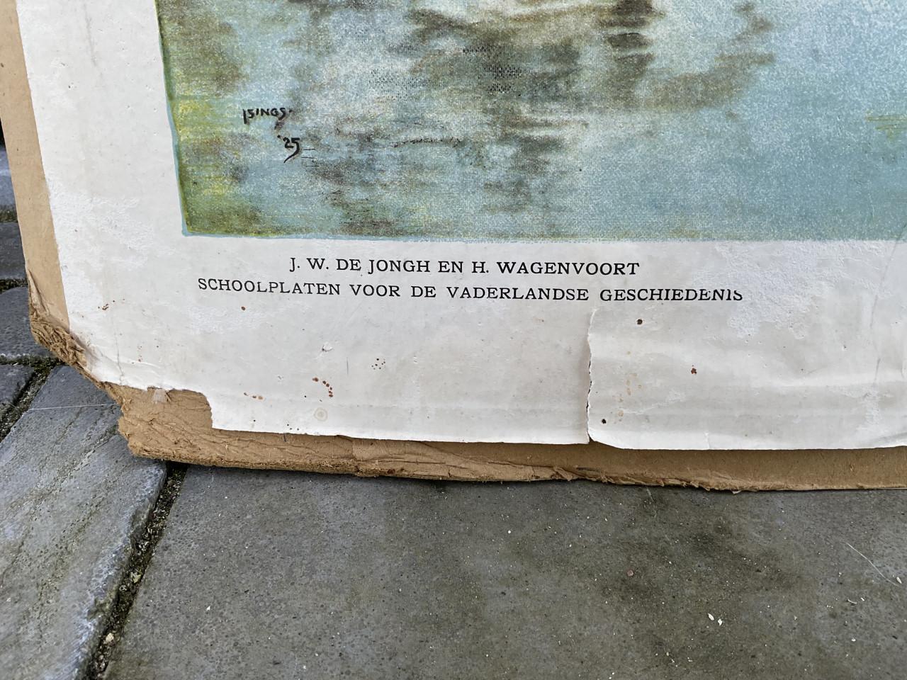 Oude geschiedenis wandplaat