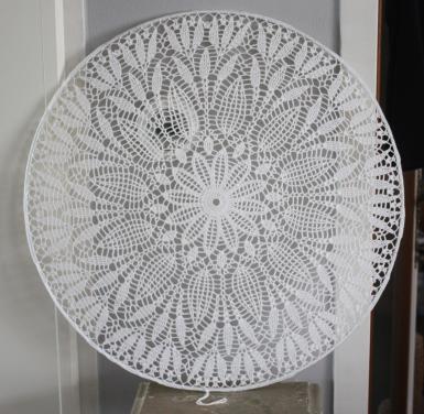 Handgemaakte gehaakte mandala wanddecoratie nr2