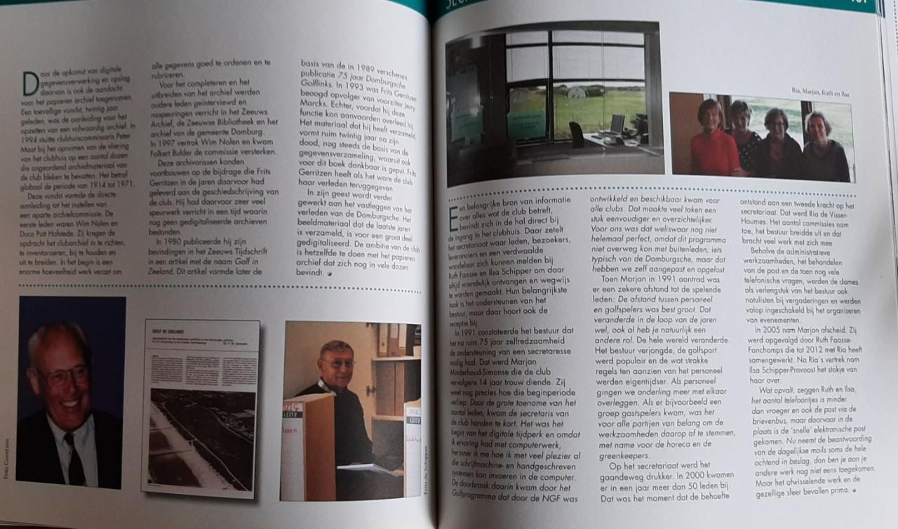 En over het duin de zee … 100 jaar Domburgsche Golflinks, 1914-2014