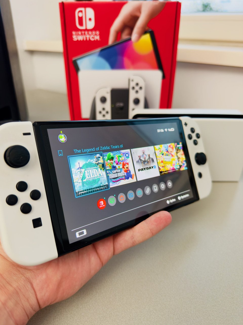 Nintendo Switch Oled Wit - In zeer nette staat