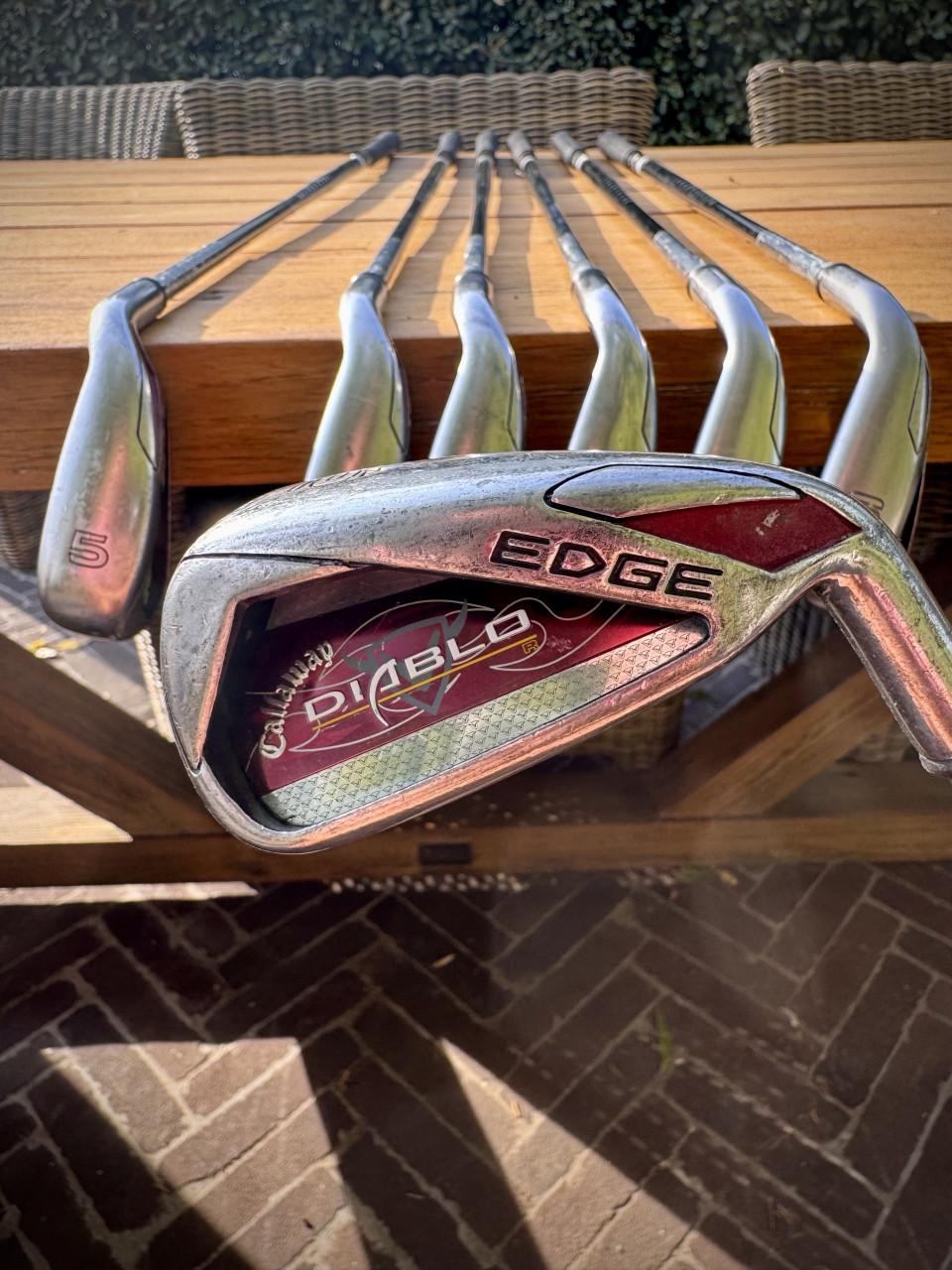 Complete Callaway golfset met verlegde shafts (incl. tas)