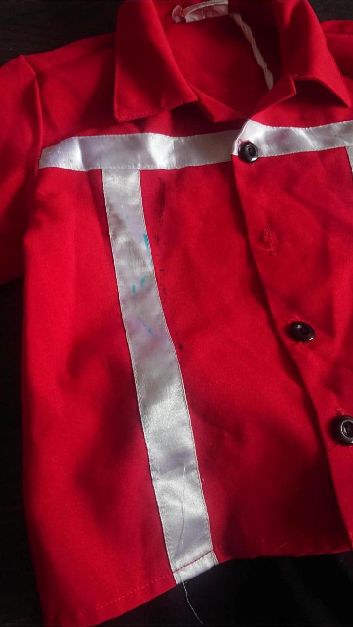 Brandweerman kostuum 2-3 jaar