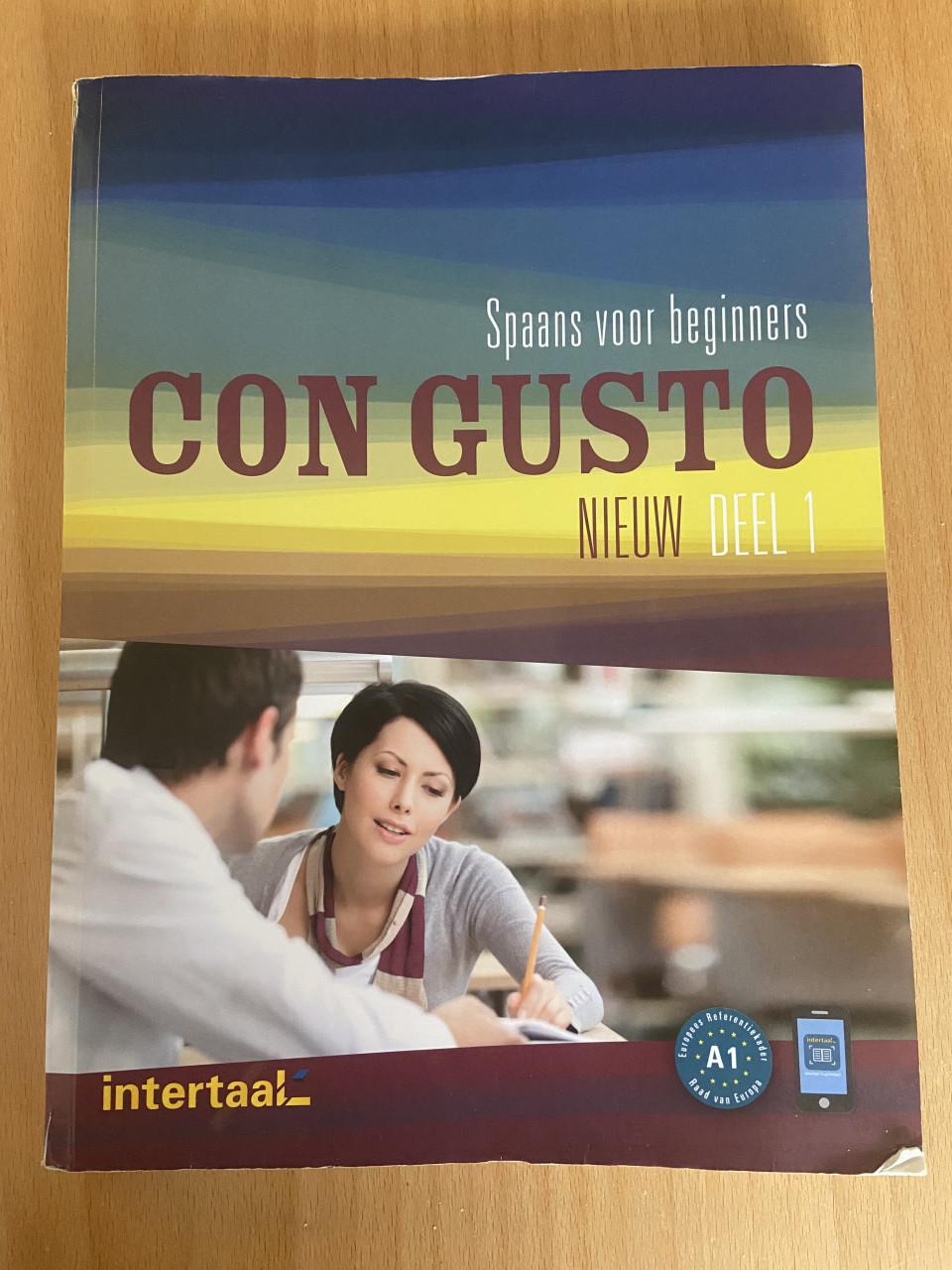 Spaans tekstboek Con Gusto deel 1