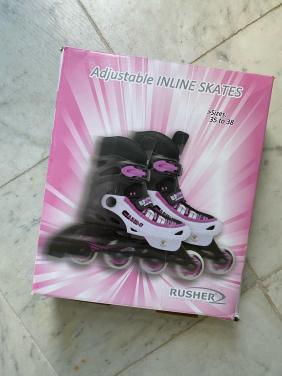 Skeelers Inline Skates voor meisje maat 35 tot 38 verstelbaar