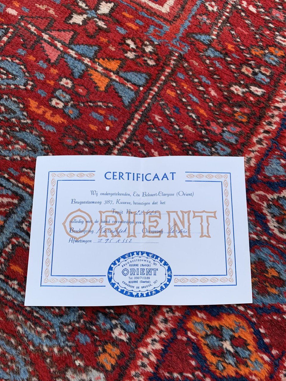 ✨Prachtige Sfeervolle Handgeknoopte Vintage Loper met Certificaat✨