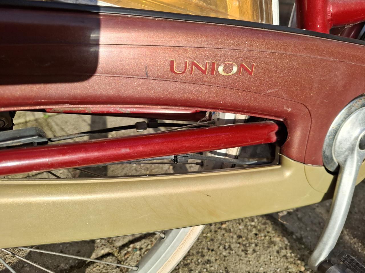 Damesfiets rood Union - Fiets