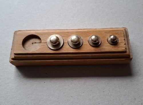 Blokje Kleine Koperen Gewichten