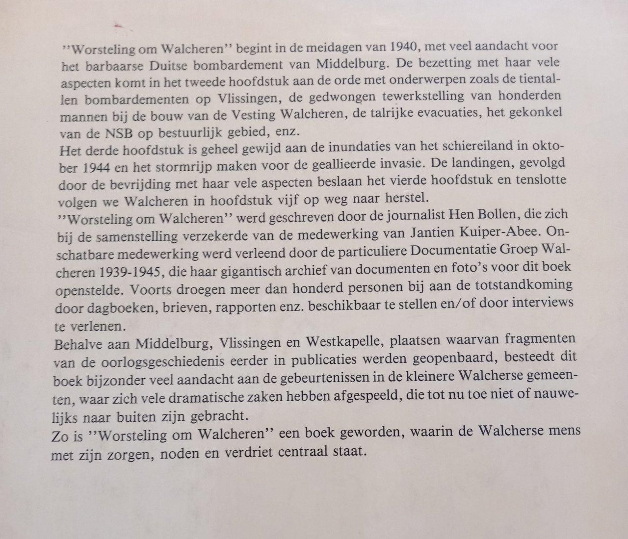 Worsteling om Walcheren