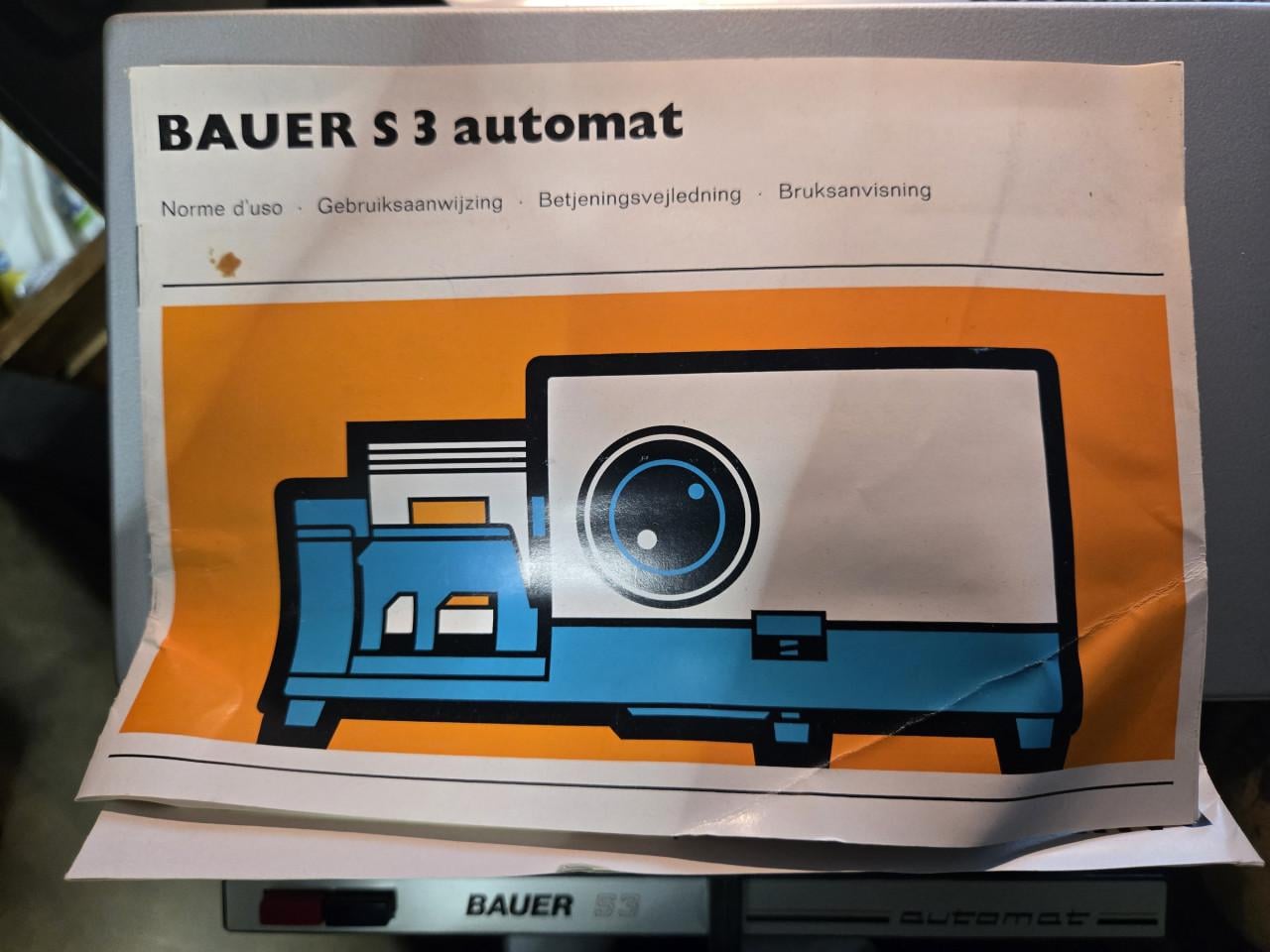 Bauer S3 automat 35mm-diaprojector