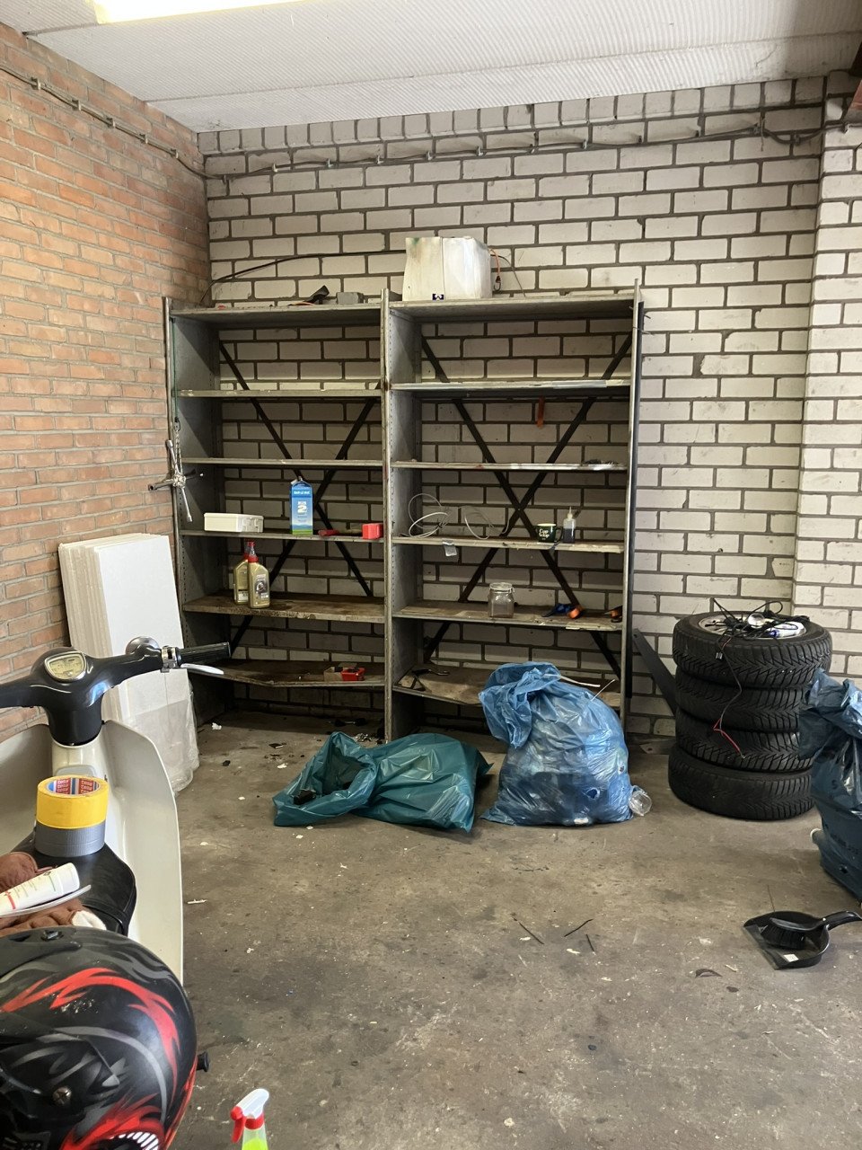 Te koop 3 dubbele extra hoge garagebox