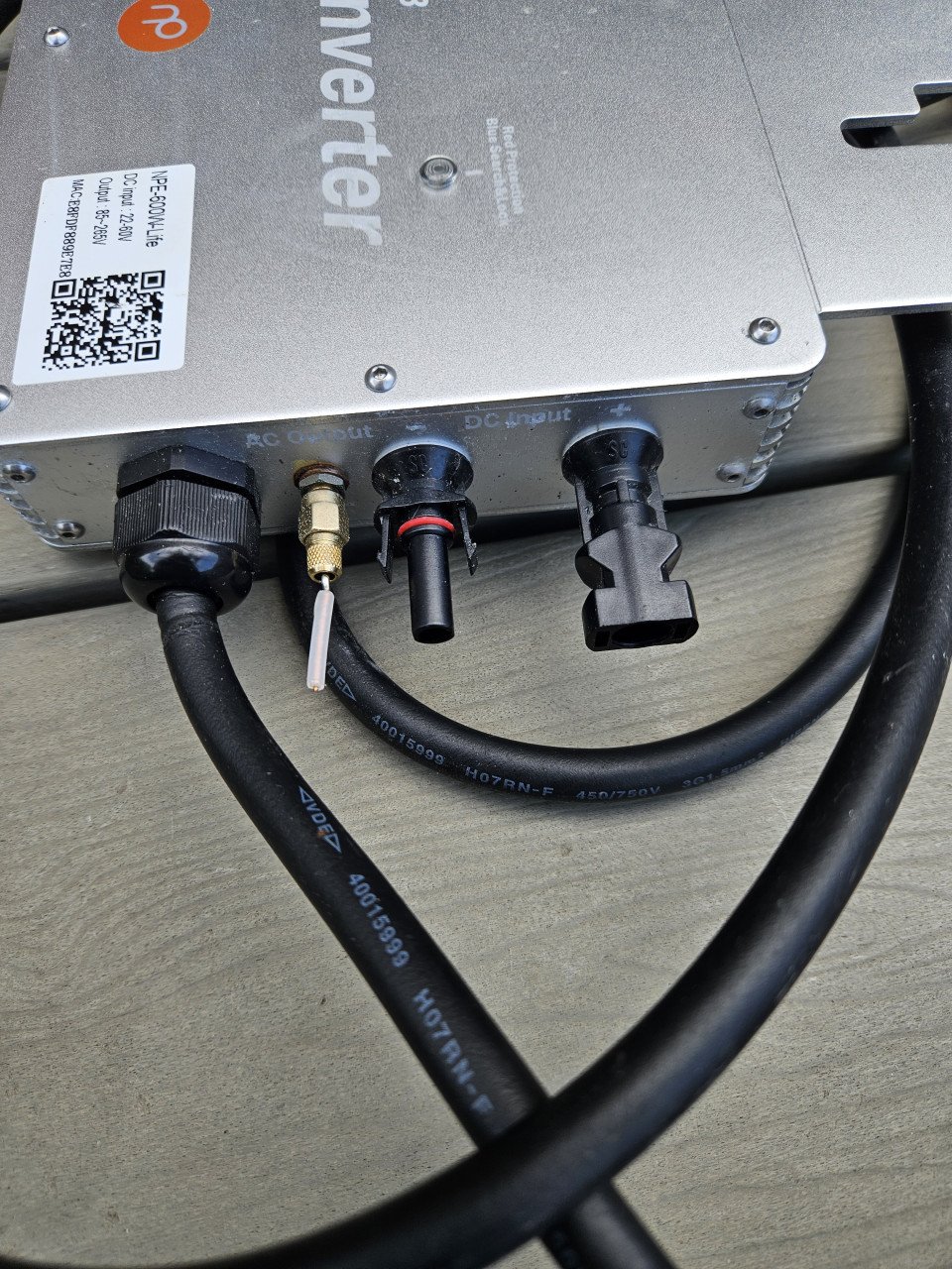 Werkende Micro-omvormer 600 Watt – Inverter voor Zonnepanelen WiFi