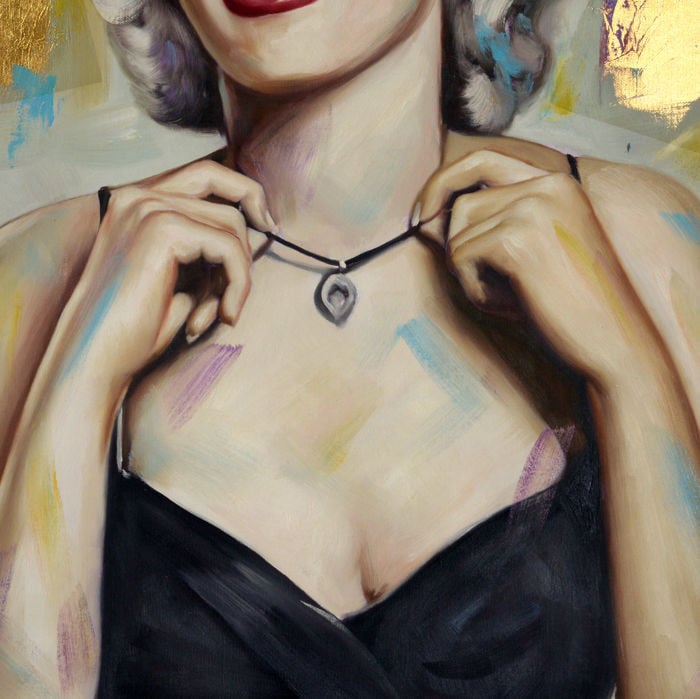 " Marilyn Monroe " Olieverfschilderij van Eran Di Capri